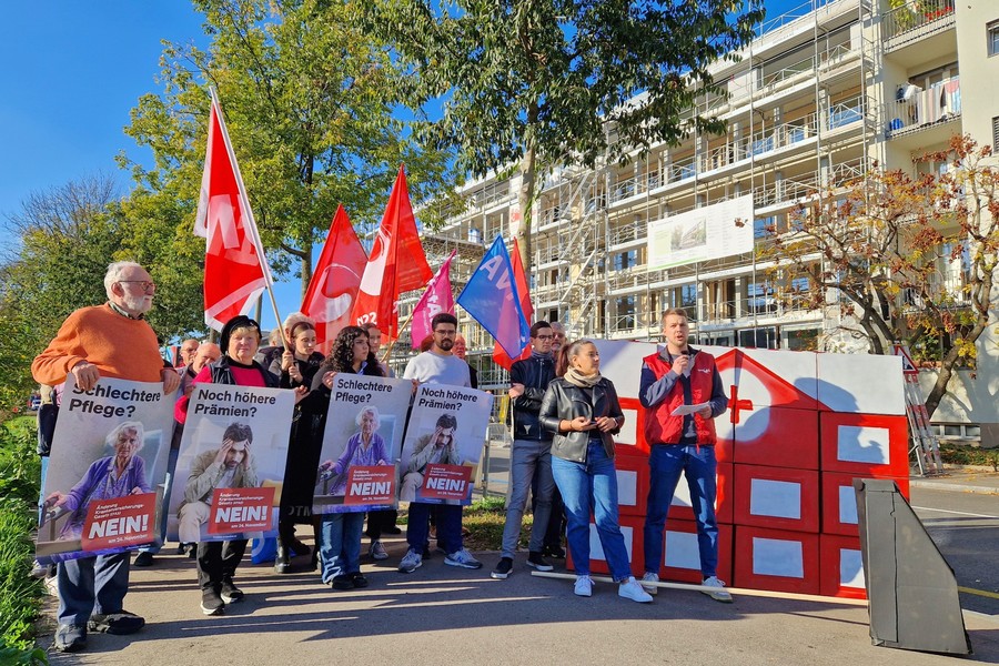 Nein zu weiterer Prämienexplosion und Verschlechterung der Arbeitsbedingungen in der Pflege!