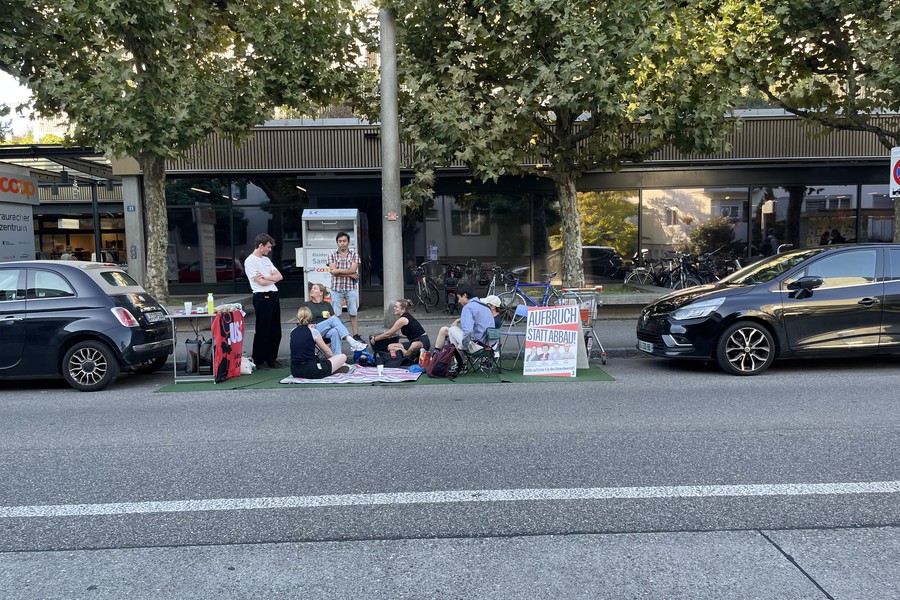Parking Day im Zeichen des 18 Mio. -Defizits