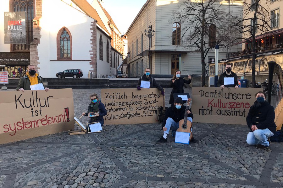 JUSO Basel-Stadt fordert bedingungsloses Grundeinkommen für selbstständige Kulturschaffende!