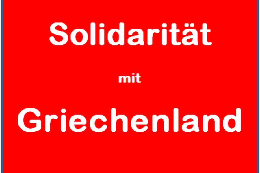 Solidarität mit Griechenland!